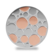 25mm Silver and Rose Gold Circles Coin